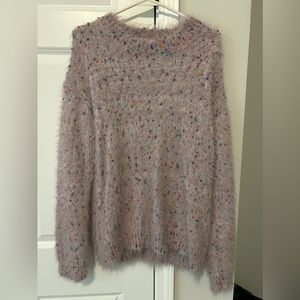 Light purple/pink confetti sweater